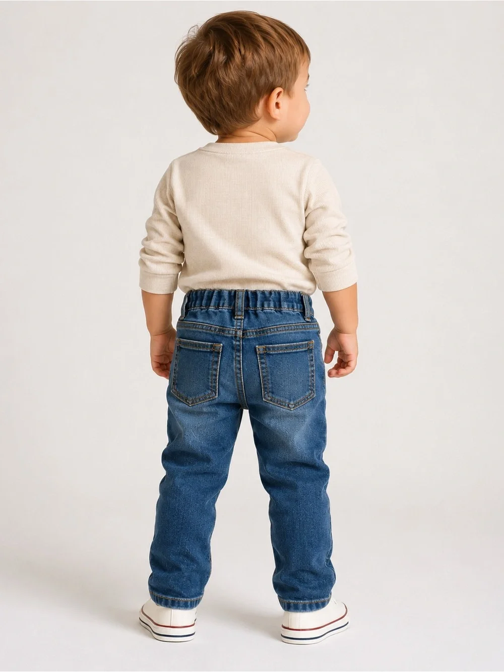 The Children’s Place Boys 2T Skinny Jeans Medium Wash Pull On Denim